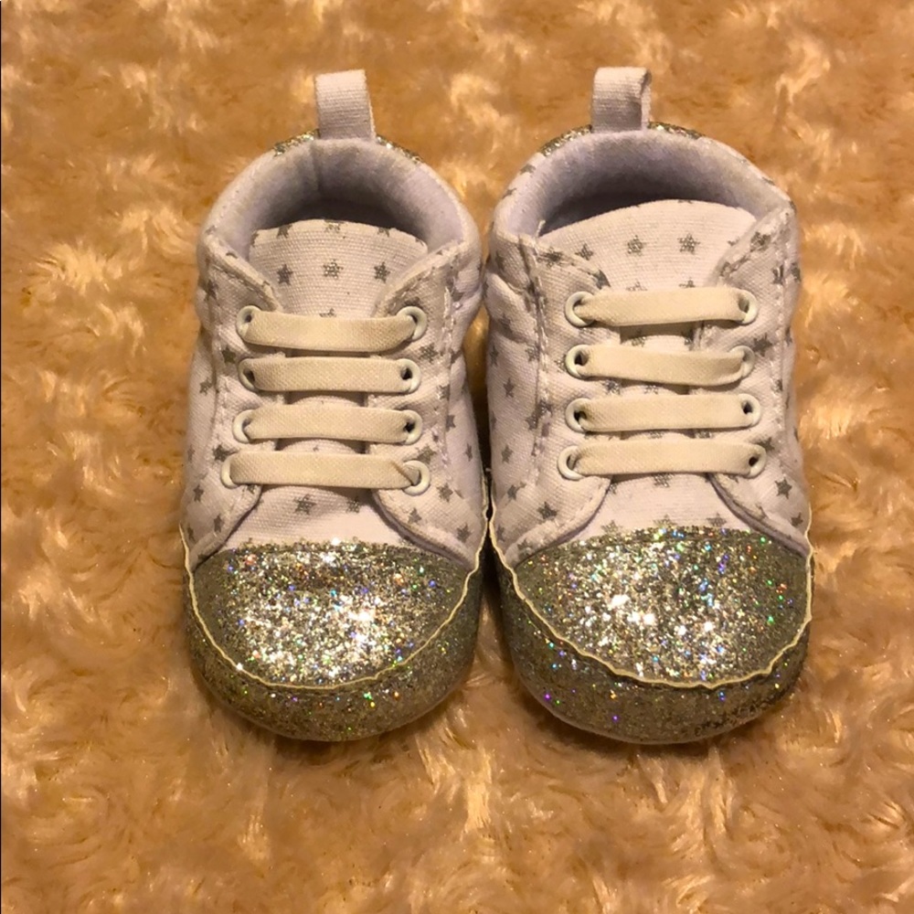 Glitter, High-top Baby Shoes